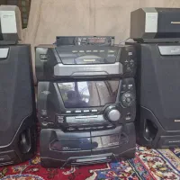 ضبط استریو پاناسونیک بلوتوثی سالم و تمیز|سیستم صوتی خانگی|همدان, |دیوار