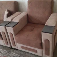 مبل ۸ نفره با جلو مبلی بسیار نو