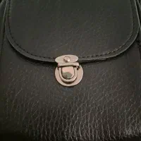 کیف چرم رودوشی مدل سگک دار