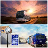 بلیط اتوبوس و قطار باقیمت عادی درآژانس کنار محل بم