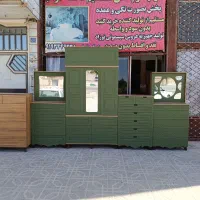 کمد دراور میز آرایش سبز چمنی تمام چک|جاکفشی، کمد، دراور|زنجان, |دیوار