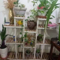 استند گل چوبی