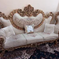 مبل سلطنتی|مبلمان خانگی و میز عسلی|پرند, فاز ۶|دیوار