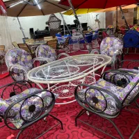 صندلی باغی طرح گلبرگ بیضی