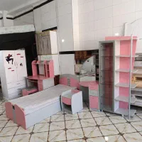 فروش شیش تیکه سرویس خواب جوان|تخت و سرویس خواب|سردشت, |دیوار