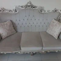 مبل سلطنتی کرم رنگ|مبلمان خانگی و میز عسلی|اندیشه, اندیشه فاز ۳|دیوار