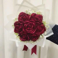 دسته گل های روبانی زیبا با قیمت مناسب