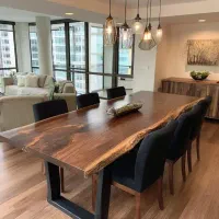 ساخت و فروش انواع میز های چوبی|میز و صندلی غذاخوری|خلخال, |دیوار