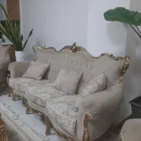 مبل استیل تمام چوب ترک ۹نفره نونو زیرقیمت|مبلمان خانگی و میز عسلی|پاکدشت, پاکدشت (مامازند)|دیوار