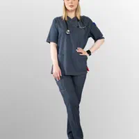 اسکراب روپوش پزشکی پرستاری برند Medora طرح جین