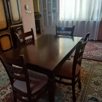 فروش میز ناهار خوری ۴ نفره|میز و صندلی غذاخوری|سرخنکلاته, |دیوار