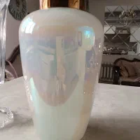 گلدان شیشه ای هفت رنگ