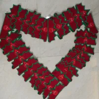 تاج یلدایی نمدی ارزان (فروش عمده و تکی)|زیورآلات و اکسسوری|سلماس, |دیوار