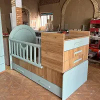 سرویس کودک سیسمونی مدل مانیا کمدبچه|تخت و سرویس خواب|شهرکرد, |دیوار