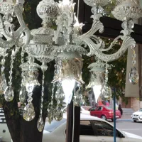 لوستر برنزی وLN2|لوستر و چراغ آویز|صوفیان, |دیوار