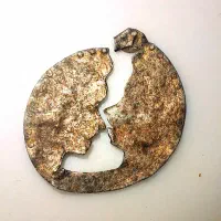 پلاک 14عیار زمرد با نگین های اصل و 2 رخ قدمتدار|جواهرات|کرج, ساسانی (قلمستان)|دیوار