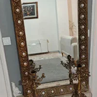 فروش اینه شمدان برنجی اصل بدون خط و خش