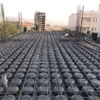 اجرای اسکلت بتونی سقف وافل دال بتونی کوبیاکس یوبوت