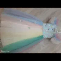 پیراهن دخترانه مجلسی|کفش و لباس بچه|تاکستان, |دیوار