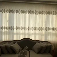 پرده حریر ترک در حد نو|پرده، رانر، رومیزی|تهران, فردوس|دیوار