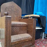 منبر مسجد با چوب