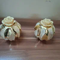 یک جفت جا شمعی کاملا نو