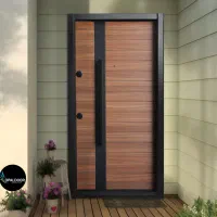 درب ساختمان ضدسرقت فلزی چوبی تحویل سریع PL4212|مصالح و تجهیزات ساختمان|تهران, تهرانسر شمالی|دیوار