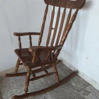 ۲ تا صندلی راک مادر بزرگ کاملا سالم چوب راش