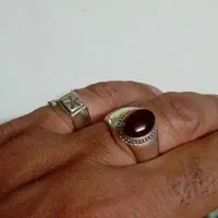 انگشتر نقره  عقیق سرخ یمن حرز امام جواد رکاب فیلی|جواهرات|تهران, تهرانپارس غربی|دیوار