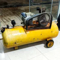 پمپ باد ۱۵۰ لیتری تکفاز مفید / دورکن لبه چسبان|ابزارآلات|چهاردانگه (تهران), |دیوار