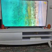 میز تلویزیون سفید در حد نو|میز تلویزیون|تهران, شهید فکوری|دیوار