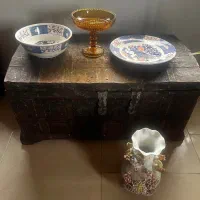 میز جلو مبلی برنز با سنگ|بوفه، ویترین، کنسول|چالوس, |دیوار
