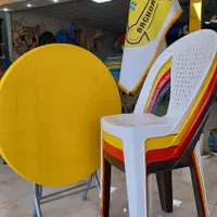 صندلی پلاستیکی مدل لوئیز تاشو کد h787/فست فود
