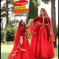 کرایه ست مادر و دختری لباس قاجاری لباس مجلسی ست