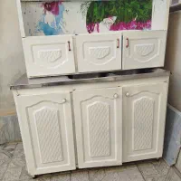 کابینت ظرف شویی و آب چکان