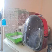 قفس طوطی برزیلی و کیف حمل پرنده