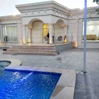 ویلا باغ استخر ۱۰۰ متری آب گرم . پل الغدیر|اجارهٔ کوتاه‌مدت ویلا و باغ|اندیمشک, |دیوار