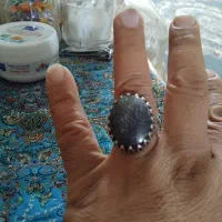انگشتر نقره حدید