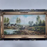 تابلو نقاشی رنگ روغن