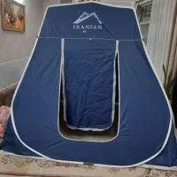 چادر مسافرتی ۱۲نفره برزنتی اسکلتی ضدعرق وآب آکبند