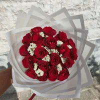 دسته گل رز هلندی بهترین قیمت در مشهد کیفیت عالی|گل و گیاه طبیعی|مشهد, امامیه (شهرک غرب)|دیوار