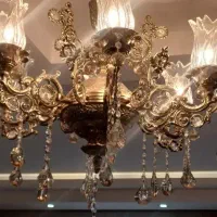 خرید فروش عنواع لوستر  و چراغ آویز برنزی