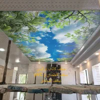 آسمان مجازی،سقف کشسان(باریسول) کناف ،نقاشی