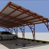 سایه بان سایبان ساندویچ پانل سقف شیبدار سوله خرپا|مصالح و تجهیزات ساختمان|مشهد, کلاهدوز|دیوار