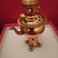 سماور جام ترازو همه مسی