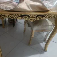 میزناهارخوری۴ نفره چوب|میز و صندلی غذاخوری|مشهد, طلاب|دیوار