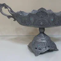 نقل خوری سیلور، مدل کشکول پایه دار نگین دار پیوتر|حراج|تهران, دهکده المپیک|دیوار