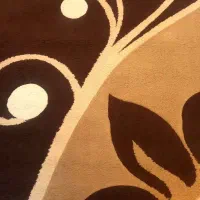 قالیچه فانتزی گل و برگ(۲۲۵  در ۱۵۰ سانتیمتر)|فرش|قم, انسجام|دیوار