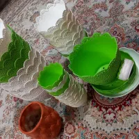 گلدان های کوچک تا بزرگ حدود ۳۰ تا با زیرگلدانی|عمده‌فروشی|لاهیجان, گلستان|دیوار