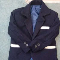 کت بچه سرمه ای پررنگ